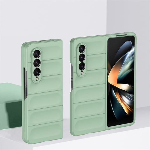 ELEHOLD Rugged Case for Samsung Galaxy Z Fold 4 Hard PC Shell Slim Thin Lightweight Folding Shockproof Protective Case for Samsung Z Fold 4 7.6 inch, Mint
