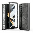 thumbnail image 1 of ELEHOLD Rugged Case for Samsung Galaxy Z Fold 5,7.6 inch,Hinge Protection with Built-in Screen Protector Full Body Shockproof Plating Armor Case Cover for Samsung Galaxy Z Fold 5,Black, 1 of 7