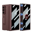 thumbnail image 1 of ELEHOLD Rugged Case for Samsung Galaxy Z Fold 7 With Front Privacy Screen Protector, Full Body Shockproof Foldable Kickstand Rugged Cover Magnetic Hinge Protection,Winered, 1 of 11
