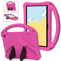 ELEHOLD Rugged Case for Walmart Onn 12.1 Inch Pro Tablet 2024 (Model:100146663) Kids Friendly EVA Full Body Protective with Kickstand Handle Grip Shockproof Anti-Scratch Case, Rose
