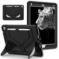 thumbnail image 1 of ELEHOLD Rugged Case for iPad 6th 5th Gen/Pro 9.7" (2018/2017/2016),Kids Case with Hidden Kicktand Pencil Holder Silicone Shockproof Case for iPad 9.7 inch,Black, 1 of 8