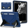 thumbnail image 1 of ELEHOLD Rugged Case for iPad 6th 5th Gen/Pro 9.7" (2018/2017/2016),Kids Case with Hidden Kicktand Pencil Holder Silicone Shockproof Case for iPad 9.7 inch,Navy Blue, 1 of 8