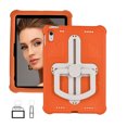 thumbnail image 1 of ELEHOLD Rugged Case for iPad 9th/ 8th/ 7th Gen 10.2 Inch 2021/2020/2019,Hybrid EVA+PC Shockproof Case 360° Rotatable Foldable Portable Kickstand Kids Friendly Cover with Shoulder Strap,Orange, 1 of 7