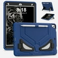 thumbnail image 1 of ELEHOLD Rugged Case for iPad 9th 8th 7th Generation 10.2" 2021/2020/2019,Kids Case with Hidden Kicktand Pencil Holder Silicone Shockproof Case for iPad 10.2 inch,Navy, 1 of 8