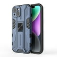 thumbnail image 1 of ELEHOLD Rugged Case for iPhone 15,Hybrid Case with Built-in Hidden Bracket Kickstand Function Slim Fit Non-Slip Shockproof Case for iPhone 15 6.1", Navy, 1 of 13