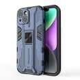 thumbnail image 1 of ELEHOLD Rugged Case for iPhone 15,Hybrid Case with Built-in Hidden Bracket Kickstand Function Slim Fit Non-Slip Shockproof Case for iPhone 15 6.1", Navy, 1 of 13