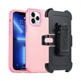 thumbnail image 1 of ELEHOLD Rugged Case for iPhone 15 Plus Case with Belt Clip,Heavy Duty Shockproof Protective Case Full Protection Non-Slip Belt Clip Case Cover for iPhone 15 Plus 6.7",Pink, 1 of 7