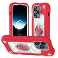 thumbnail image 1 of ELEHOLD Rugged Case for iPhone 15 Pro 6.1 Inch Case, with 360° Rotation Ring Stand, Military Grade Drop Shockproof Protection Full Body Heavy Duty Case for iPhone 15 Pro Cover, Rose, 1 of 6