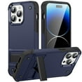 thumbnail image 1 of ELEHOLD Rugged Case for iPhone 15 Pro Max,Hybrid Military Grade Drop Protection Built-in Hidden Kickstand Shockproof Armor Cover for iPhone 15 Pro Max,Navyblue, 1 of 7