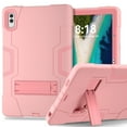 thumbnail image 1 of ELEHOLD Rugged Hybrid Case for Lenovo Tab M10 5G 10.6 Inch 2023, Tri-Layers Hard PC Soft Silicone Hidden Kickstand Anti-Scratch Shockproof Heavy Duty Case for Kids Men Women,Rosegold, 1 of 6