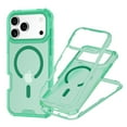 thumbnail image 1 of ELEHOLD Rugged Magnetic Case For iPhone 17 Pro, Shockproof Ergonomic Triple-Layer Rugged Matte Magnetic Slim Case Cover ,Mint, 1 of 6
