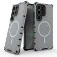 thumbnail image 1 of ELEHOLD Rugged Magnetic Case For Samsung Galaxy S23 Ultra, Compatible With Mag-Safe Military Grade Shockproof Wireless Charging Protective Cover For Samsung Galaxy S23 Ultra,Lightgray, 1 of 9