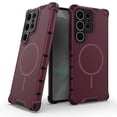 thumbnail image 1 of ELEHOLD Rugged Magnetic Case For Samsung Galaxy S23 Ultra, Compatible With Mag-Safe Military Grade Shockproof Wireless Charging Protective Cover For Samsung Galaxy S23 Ultra,Plum, 1 of 9