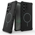 thumbnail image 1 of ELEHOLD Rugged Magnetic Case For Samsung Galaxy S25 Ultra, Compatible With Mag-Safe Military Grade Shockproof Wireless Charging Protective Cover For Samsung Galaxy S25 Ultra,Black, 1 of 9