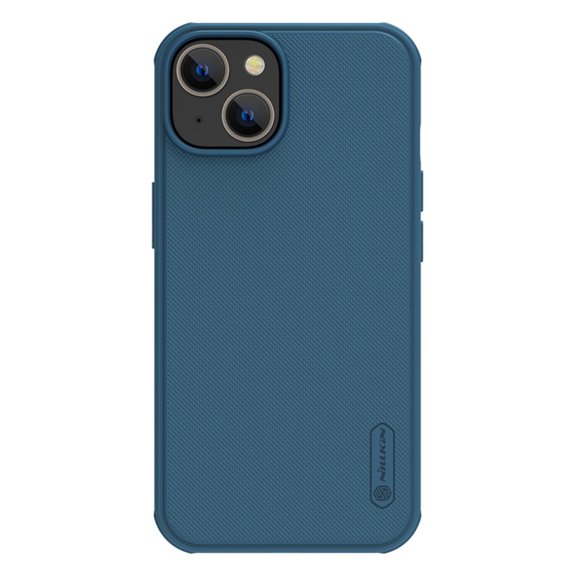 ELEHOLD Rugged Magnetic Case for iPhone 14 Plus 6.7 inch, Hybrid Rugged PC Soft TPU Slim Fit Non-Slip Shockproof Cover Compatible with MagSafe Wireless Charging,Blue