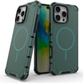thumbnail image 1 of ELEHOLD Rugged Magnetic Case For iPhone 14 Pro Max, Compatible With Mag-Safe Military Grade Shockproof Wireless Charging Protective Cover For iPhone 14 Pro Max,Darkgreen, 1 of 9