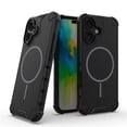 thumbnail image 1 of ELEHOLD Rugged Magnetic Case For iPhone 16 Plus, Compatible With Mag-Safe Military Grade Shockproof Wireless Charging Protective Cover For iPhone 16 Plus,Black, 1 of 9