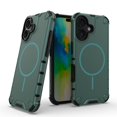 thumbnail image 1 of ELEHOLD Rugged Magnetic Case For iPhone 16 Plus, Compatible With Mag-Safe Military Grade Shockproof Wireless Charging Protective Cover For iPhone 16 Plus,Darkgreen, 1 of 9