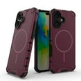 thumbnail image 1 of ELEHOLD Rugged Magnetic Case For iPhone 16 Plus, Compatible With Mag-Safe Military Grade Shockproof Wireless Charging Protective Cover For iPhone 16 Plus,Plum, 1 of 9