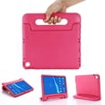 thumbnail image 1 of ELEHOLD Rugged Stand Case for Lenovo Tab M10 Plus (3rd Gen) 2022 Kids Friendly EVA Full Body Protective Handle Grip Kickstand Shockproof Case for Lenovo Tab M10 Plus (3rd Gen) 10.6 Inch,Rose, 1 of 9