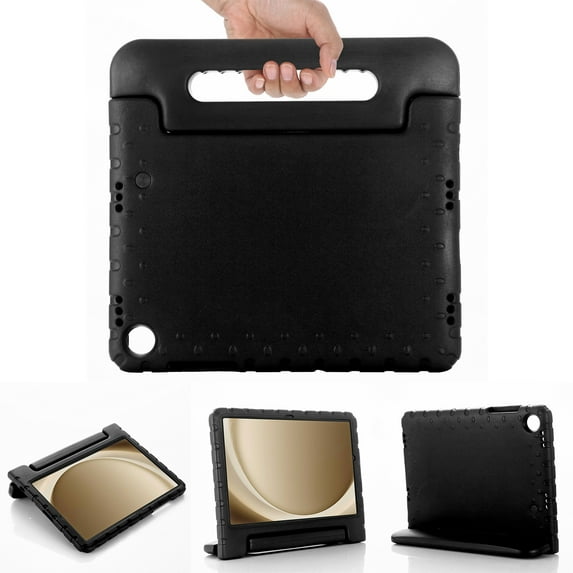 ELEHOLD Rugged Stand Case for Samsung Galaxy Tab A9+ Kids Friendly EVA Full Body Protective Handle Grip Kickstand Shockproof Case for Samsung Galaxy Tab A9 Plus 11.0" 2023,Black