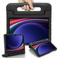 thumbnail image 1 of ELEHOLD Rugged Stand Case for Samsung Galaxy Tab S9 11 Inch 2023/Tab S8/Tab S7 Kids Friendly EVA Full Body Protective Handle Grip Kickstand Shockproof Case for Galaxy Tab S9/S8/S7,  Black, 1 of 7