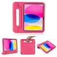 thumbnail image 1 of ELEHOLD Rugged Stand Case for iPad 10th Gen 10.9" 2022 Kids Friendly EVA Full Body Protective Handle Grip Kickstand Shockproof Case for iPad 10.9" 10th Gen,Rose, 1 of 6