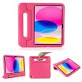 thumbnail image 1 of ELEHOLD Rugged Stand Case for iPad mini 7 (A17 Pro)2024/6th Kids Friendly EVA Full Body Protective Handle Grip Kickstand Shockproof Case for iPad mini 7 (A17 Pro)2024/6th,Rose, 1 of 6