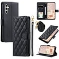 thumbnail image 1 of ELEHOLD for Samsung Galaxy A05S Wallet Crossbody Case PU Leather Cover with Card Slots Magnetic Clasp Kickstand Detachable Wriststrap Shoulder Strap Flip Shockpoof Cover for Samsung A05S,Black, 1 of 6
