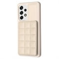 thumbnail image 1 of ELEHOLD for Samsung Galaxy A12 6.5" 2021 (US Version) Card Holder Back Case with Pockets, Premium PU Leather ID Cash Credit Slots Magnetic Kickstand Flip Folio Slim Hard Protective Cover, beige, 1 of 7