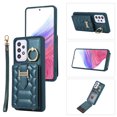 thumbnail image 1 of ELEHOLD for Samsung Galaxy A12 Crossbody Wallet Case with Card Holder Soft PU Leather Shockproof Protective Cover with Shoulder Strap for Women Girls for Samsung Galaxy A12,darkgreen, 1 of 8