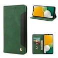 thumbnail image 1 of ELEHOLD for Samsung Galaxy A13 4G Flip Wallet Case, Slim Shockproof Premium Vintage PU Leather Magnetic Closure Built-in Card Holders Kickstand Function Wallet Purse Case,green, 1 of 8