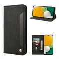 thumbnail image 1 of ELEHOLD for Samsung Galaxy A13 4G Flip Wallet Case, Slim Shockproof Premium Vintage PU Leather Magnetic Closure Built-in Card Holders Kickstand Function Wallet Purse Case,black, 1 of 8