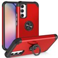 thumbnail image 1 of ELEHOLD for Samsung Galaxy A15 Ring Case,Rugged Protective Case with Ring Holder Kickstand Support Magnetic Car Mount Holder Military Grade Shockproof Cover for Samsung A15,Red, 1 of 6