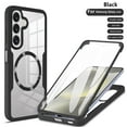 thumbnail image 1 of ELEHOLD for Samsung Galaxy A16 5G/4G Case with Screen Protector, Compatible with Mag safe Accessory,  Built in Screen Protector Clear Full Body Protection Slim Shockproof Case,Black, 1 of 9