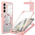thumbnail image 1 of ELEHOLD for Samsung Galaxy A16 5G/4G Case with Screen Protector, Compatible with Mag safe Accessory,  Built in Screen Protector Clear Full Body Protection Slim Shockproof Case,Pink, 1 of 9