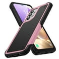 thumbnail image 1 of ELEHOLD for Samsung Galaxy A32 5G 2021 Fit Case, Military-Grade Dual Layer Raised Frame Screen & Camera Lens Protective Armor Hybrid PC+TPU Anti-Drop Shockproof Slim Rugged Case,Pink, 1 of 8