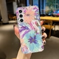 thumbnail image 1 of ELEHOLD for Samsung Galaxy A34 5G Case Flower Floral Embossed Pattern Crystal Clear Back Soft Shockproof TPU Bumper Slim Lightweight Anti-Yellowing Case, E, 1 of 6