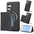 thumbnail image 1 of ELEHOLD For Samsung Galaxy A36 5G Case, PU Leather 2-in-1 Magnetic Detachable Leather Credit Card Slot Shockproof Wallet Case Cover For Samsung Galaxy A36 5G ,Black, 1 of 8