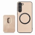 thumbnail image 1 of ELEHOLD for Samsung Galaxy A36 5G Magnetic Wallet Case with Detachable Back Card Holder Fiber Texture Design Full Body Protective Slim Shockproof Samsung Galaxy A36 5G Case,Khaki, 1 of 6