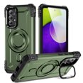 thumbnail image 1 of ELEHOLD for Samsung Galaxy A52 5G Case, Compatible with Mag safe Accessories, Strong Magnetic Military-Grade Drop Protection Invisible Kickstand Shockproof Protective Phone Case,Armygreen, 1 of 7