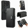 thumbnail image 1 of ELEHOLD for Samsung Galaxy A53 5G Zipper Wallet Case,Magnetic Detachable RFID Flip Card Slots Stand Function Shockproof Full Protective Leather Case for Samsung Galaxy A53 5G,Black, 1 of 8
