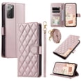 thumbnail image 1 of ELEHOLD for Samsung Galaxy S20 FE Wallet Crossbody Case PU Leather Cover with Card Slots Magnetic Clasp Kickstand Detachable Wriststrap Shoulder Strap Flip Shockpoof Cover,rosegold, 1 of 8
