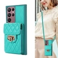 thumbnail image 1 of ELEHOLD for Samsung Galaxy S20+ Wallet Case with Card Holder, PU Leather Shockproof Crossbody Case with Metal Snap Adjustable Strap Lanyard Compatible with Samsung Galaxy S20+,Green, 1 of 7