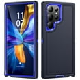 thumbnail image 1 of ELEHOLD for Samsung Galaxy S22, Hard PC Case,Rugged Shockproof PC Bumper Heavy Duty 3-Layer Protection Soft Silicone Rubber Full Body Protection Case Cover(without Screen Protector), D, 1 of 7