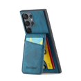 thumbnail image 1 of ELEHOLD for Samsung Galaxy S22 Ultra Leather Wallet Case with Card Slots Magnetic Button Kickstand Function Full Body Protective Shockproof Cover for Samsung Galaxy S22 Ultra 6.8",Blue, 1 of 7