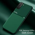 thumbnail image 1 of ELEHOLD for Samsung Galaxy S23+ 5G Slim Case, TPU Bumper + PC Fashion Diagonal Line Skin Touch Luxury Elegant Lightweight Magnetic Shockproof Non-Slip Soft Grip Flexible Ultra-Thin Case,Green, 1 of 6