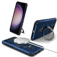 thumbnail image 1 of ELEHOLD for Samsung Galaxy S23 FE Rugged Case, Magnetic Invisible Stand Military Drop Protection Cover, Compatible with MagSafe Shockproof Ring Holder Hard Phone Case for Men Women,Royalblue, 1 of 9