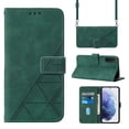 thumbnail image 1 of ELEHOLD for Samsung Galaxy S23 Plus Wallet Case, Premium PU Leather Removable Adjustable Crossbody Shoulder Strap Magnetic Stand Card Slots Kickstand Shockproof Flip Cover Case for Women Men,Darkgreen, 1 of 11