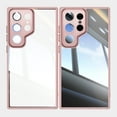 thumbnail image 1 of ELEHOLD for Samsung Galaxy S23 Ultra Case,Camera Lens Protector Crystal Clear Non-Yellowing Shockproof Anti-Scratch Transparent Hard Back Slim Fit Case for Samsung Galaxy S23 Ultra,Pink, 1 of 6